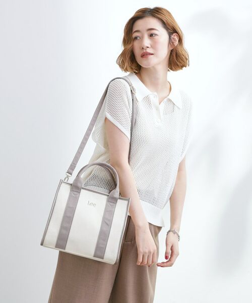 grove / グローブ トートバッグ | 【Lee別注】パイピングスクエア2WAYトート | 詳細1