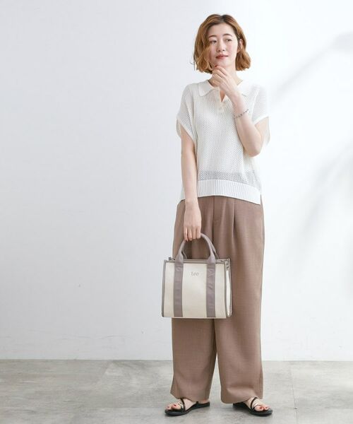 grove / グローブ トートバッグ | 【Lee別注】パイピングスクエア2WAYトート | 詳細2