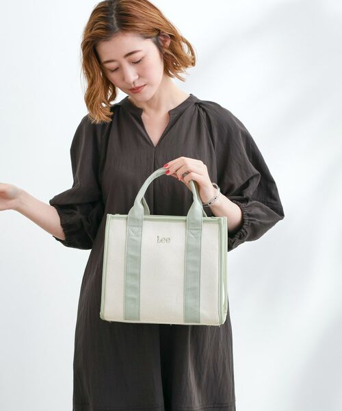 grove / グローブ トートバッグ | 【Lee別注】パイピングスクエア2WAYトート | 詳細5