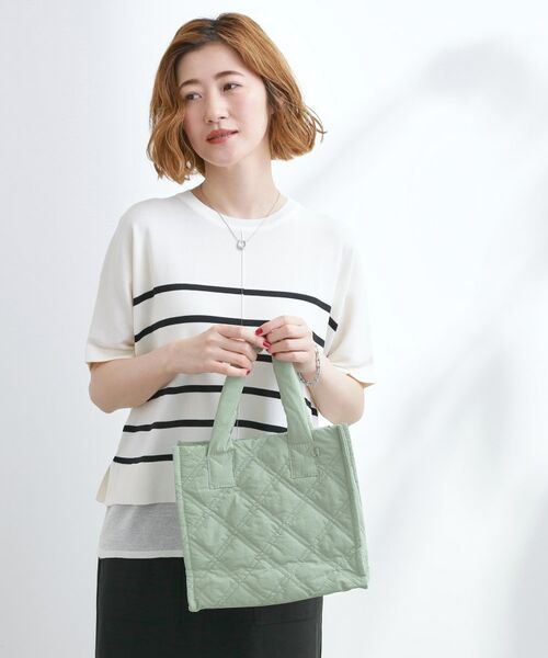 grove / グローブ トートバッグ | 【撥水】キルトスクエア2WAYトート | 詳細4