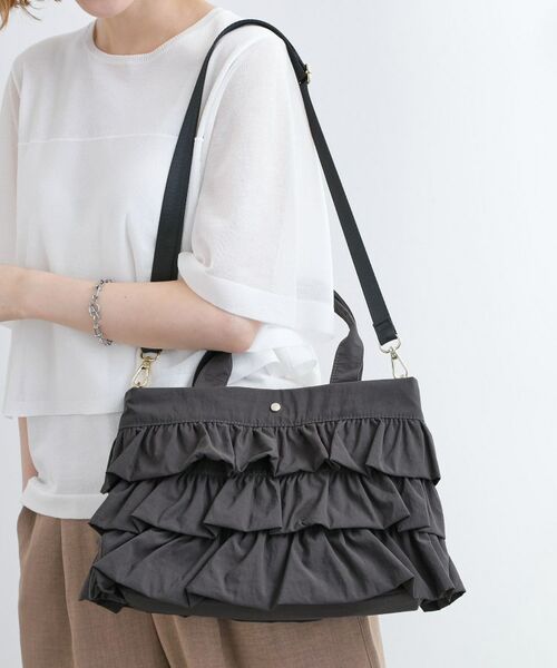 grove / グローブ トートバッグ | 【撥水】ティアード2WAYトート(チャコールグレー(013))