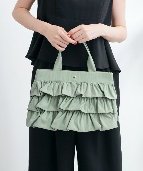 grove / グローブ トートバッグ | 【撥水】ティアード2WAYトート(ミントグリーン(021))