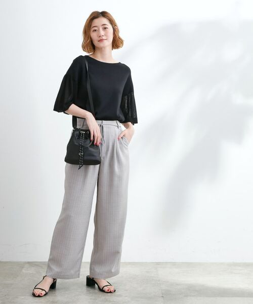 grove / グローブ ショルダーバッグ | 【Lee別注・撥水】巾着ハンドルショルダー | 詳細4