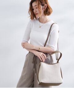 grove / グローブ ショルダーバッグ | ヘリンボンリング2WAYショルダー