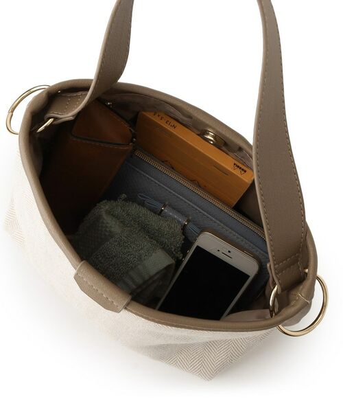 grove / グローブ ショルダーバッグ | ヘリンボンリング2WAYショルダー | 詳細13