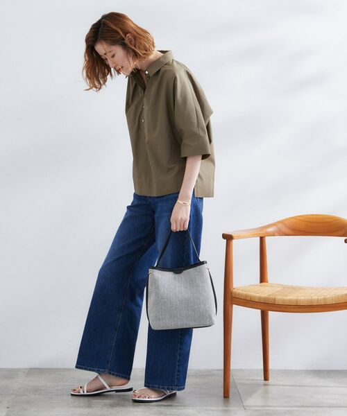 grove / グローブ ショルダーバッグ | ヘリンボンリング2WAYショルダー | 詳細2