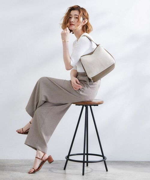 grove / グローブ ショルダーバッグ | ヘリンボンリング2WAYショルダー | 詳細3