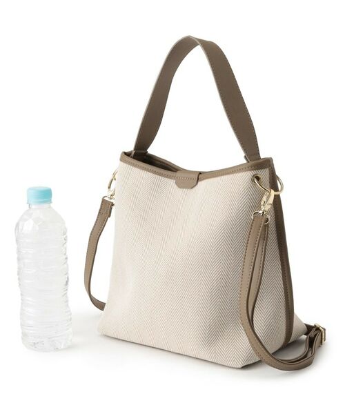 grove / グローブ ショルダーバッグ | ヘリンボンリング2WAYショルダー | 詳細5