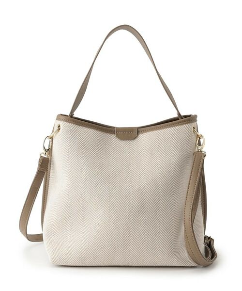 grove / グローブ ショルダーバッグ | ヘリンボンリング2WAYショルダー | 詳細7