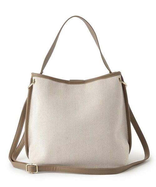 grove / グローブ ショルダーバッグ | ヘリンボンリング2WAYショルダー | 詳細9