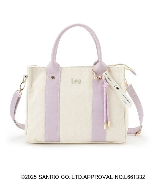 grove / グローブ トートバッグ | 【Lee×Kiki&Lalaコラボ】スクエアキャンバストート(ラベンダー(080))