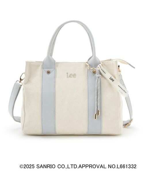 grove / グローブ トートバッグ | 【Lee×Kiki&Lalaコラボ】スクエアキャンバストート(サックスブルー(090))