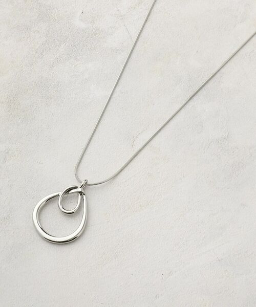 grove / グローブ ネックレス・ペンダント・チョーカー | 【ネックホルダー】ダブルリングチェーンネックレス | 詳細1