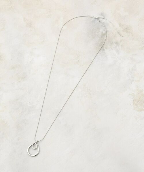 grove / グローブ ネックレス・ペンダント・チョーカー | 【ネックホルダー】ダブルリングチェーンネックレス | 詳細2
