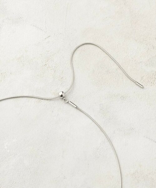 grove / グローブ ネックレス・ペンダント・チョーカー | 【ネックホルダー】ダブルリングチェーンネックレス | 詳細3