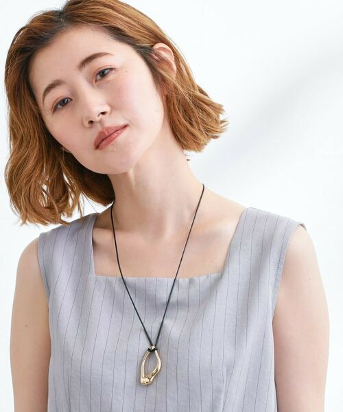 grove / グローブ ネックレス・ペンダント・チョーカー | 【ネックホルダー】変形オーバルコードネックレス | 詳細5