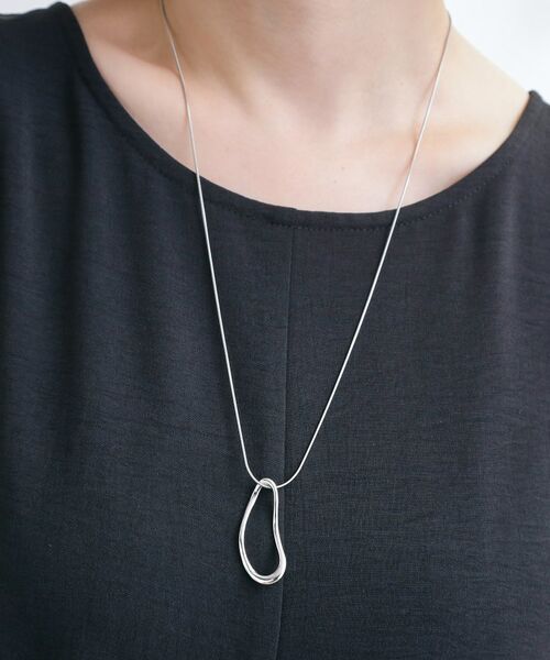 grove / グローブ ネックレス・ペンダント・チョーカー | 【ネックホルダー】変形オーバルチェーンネックレス | 詳細4