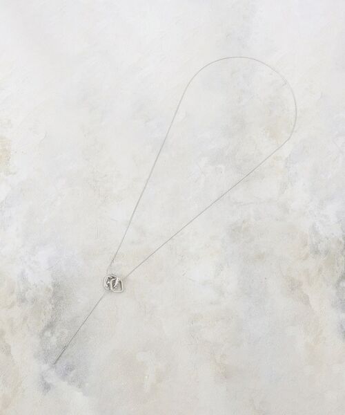 grove / グローブ ネックレス・ペンダント・チョーカー | スクエアビジューリングネックレス | 詳細2