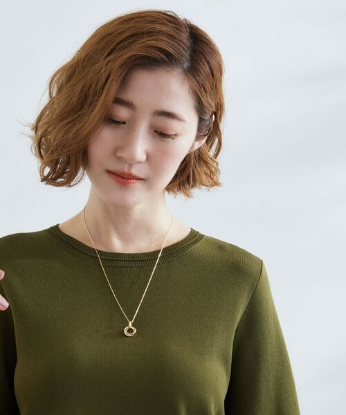 grove / グローブ ネックレス・ペンダント・チョーカー | サークルキュービックビジューネックレス | 詳細5