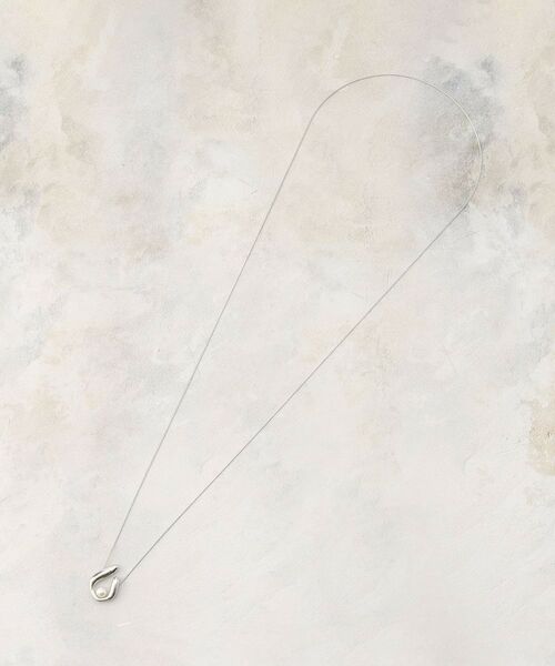 grove / グローブ ネックレス・ペンダント・チョーカー | U字メタルパール調スライドネックレス | 詳細3
