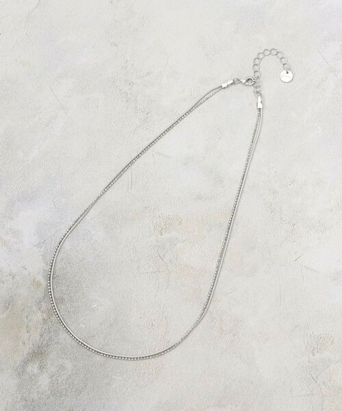grove / グローブ ネックレス・ペンダント・チョーカー | ダブルチェーンショートネックレス | 詳細1