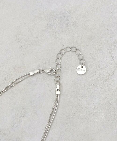 grove / グローブ ネックレス・ペンダント・チョーカー | ダブルチェーンショートネックレス | 詳細3