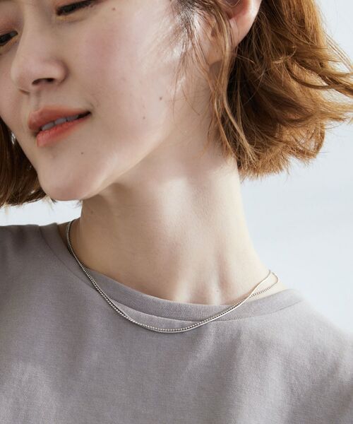 grove / グローブ ネックレス・ペンダント・チョーカー | ダブルチェーンショートネックレス | 詳細4
