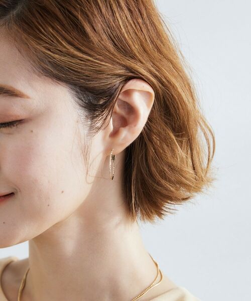 grove / グローブ ピアス・イヤリング | ニュアンスオーバルメタルピアス | 詳細4