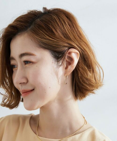 grove / グローブ ピアス・イヤリング | ニュアンスオーバルメタルピアス | 詳細5