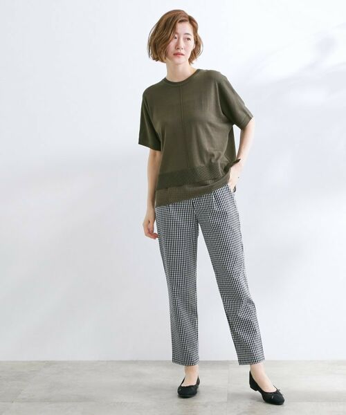 grove / グローブ ニット・セーター | 【夏に嬉しい機能付き】やわらかドライタッチレイヤードライクニット | 詳細15