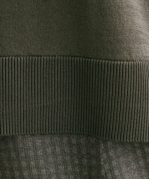 grove / グローブ ニット・セーター | 【夏に嬉しい機能付き】やわらかドライタッチレイヤードライクニット | 詳細16