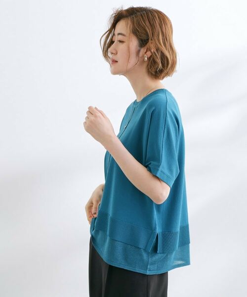 grove / グローブ ニット・セーター | 【夏に嬉しい機能付き】やわらかドライタッチレイヤードライクニット | 詳細18