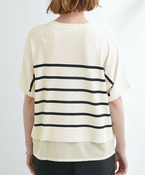 grove / グローブ ニット・セーター | 【夏に嬉しい機能付き】やわらかドライタッチレイヤードライクニット | 詳細23