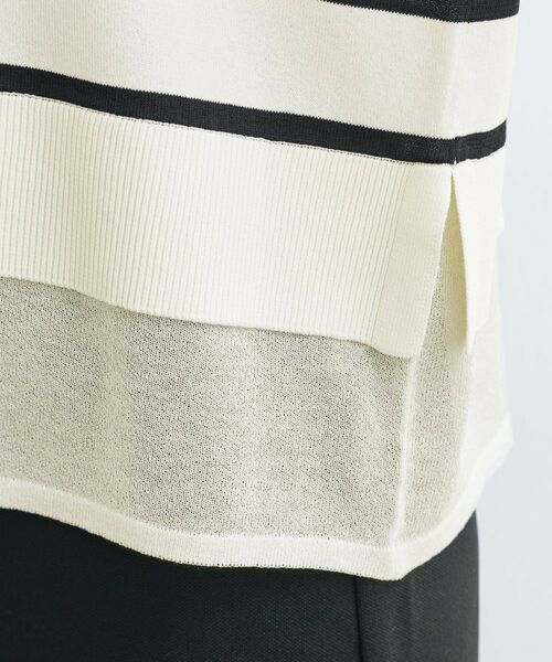 grove / グローブ ニット・セーター | 【夏に嬉しい機能付き】やわらかドライタッチレイヤードライクニット | 詳細26