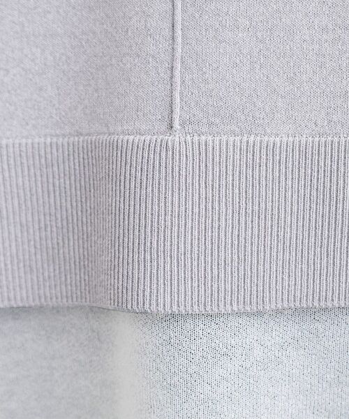 grove / グローブ ニット・セーター | 【夏に嬉しい機能付き】やわらかドライタッチレイヤードライクニット | 詳細4