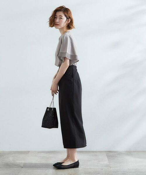 grove / グローブ Tシャツ | 【UVカット/二の腕カバー】1枚で着映えするフレアスリーブデザイン | 詳細11