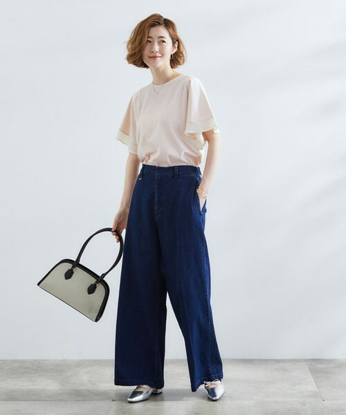 grove / グローブ Tシャツ | 【UVカット/二の腕カバー】1枚で着映えするフレアスリーブデザイン | 詳細14