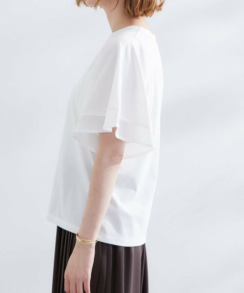 grove / グローブ Tシャツ | 【UVカット/二の腕カバー】1枚で着映えするフレアスリーブデザイン | 詳細18