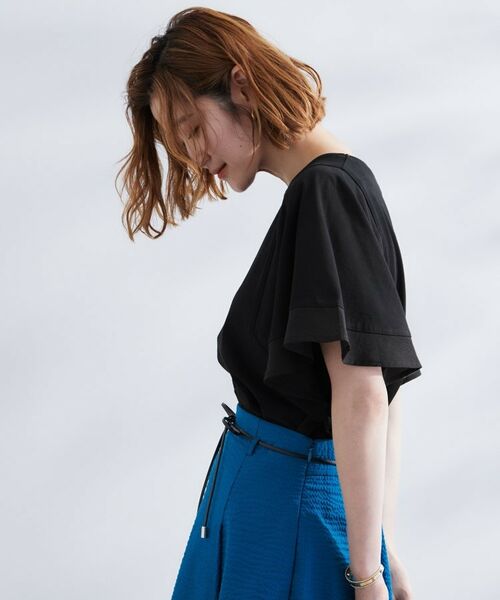 grove / グローブ Tシャツ | 【UVカット/二の腕カバー】1枚で着映えするフレアスリーブデザイン | 詳細6