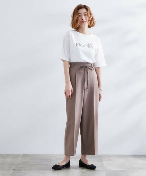 grove / グローブ Tシャツ | 【UVカット/二の腕カバー】ハーフスリーブロゴTシャツ | 詳細3