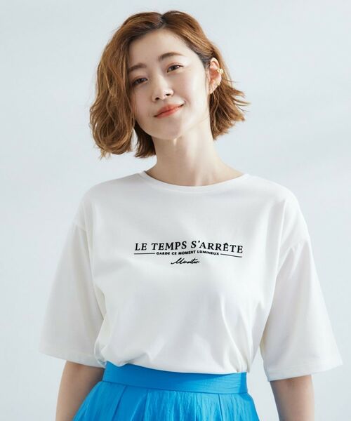 grove / グローブ Tシャツ | 【UVカット/二の腕カバー】ハーフスリーブロゴTシャツ | 詳細9