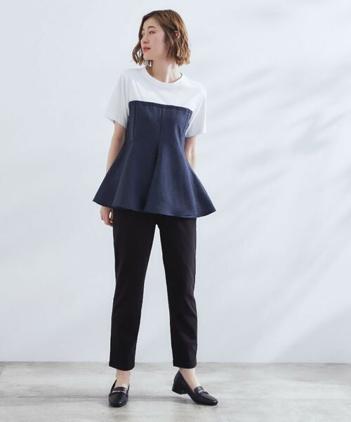 grove / グローブ Tシャツ | 贅沢フレアーが高見え ドッキングビスチェT | 詳細10