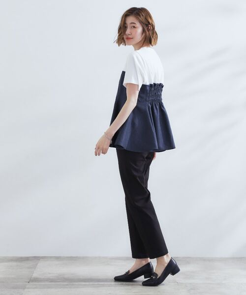 grove / グローブ Tシャツ | 贅沢フレアーが高見え ドッキングビスチェT | 詳細11