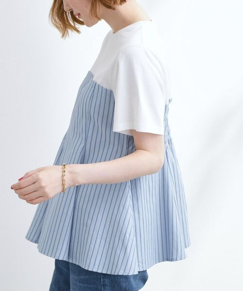 grove / グローブ Tシャツ | 贅沢フレアーが高見え ドッキングビスチェT | 詳細14