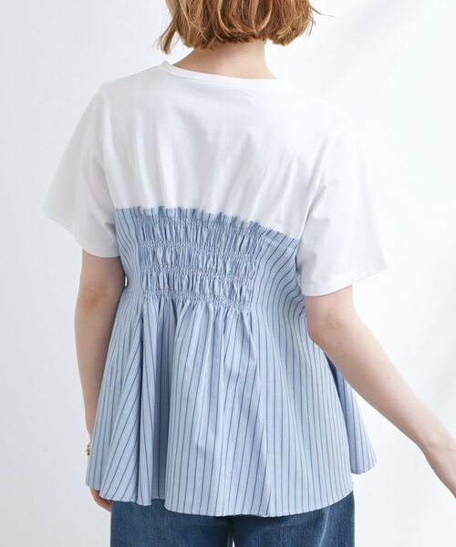 grove / グローブ Tシャツ | 贅沢フレアーが高見え ドッキングビスチェT | 詳細15