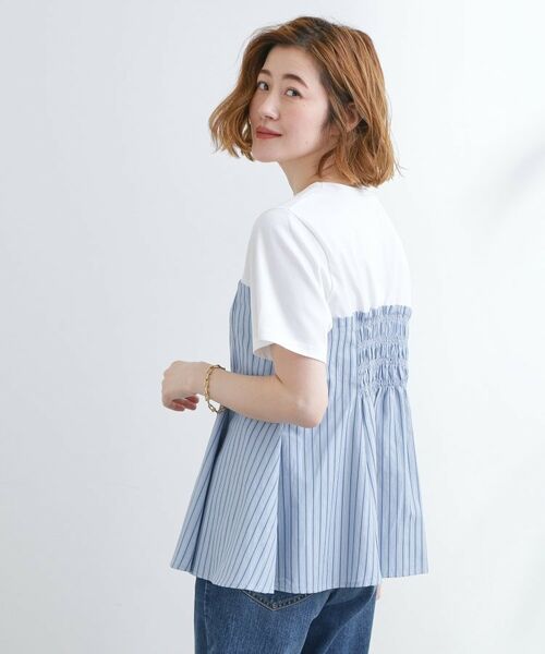 grove / グローブ Tシャツ | 贅沢フレアーが高見え ドッキングビスチェT | 詳細2