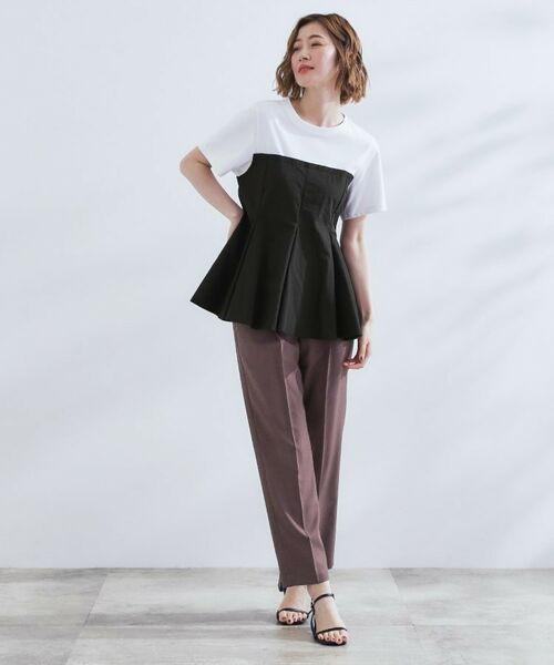 grove / グローブ Tシャツ | 贅沢フレアーが高見え ドッキングビスチェT | 詳細6