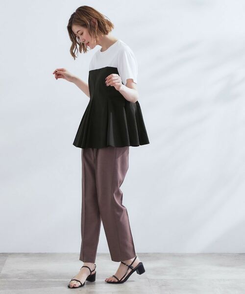 grove / グローブ Tシャツ | 贅沢フレアーが高見え ドッキングビスチェT | 詳細7