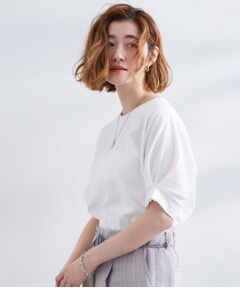 grove / グローブ カットソー | 【UVカット/ひんやり/二の腕カバー】タックドルマンプルオーバー