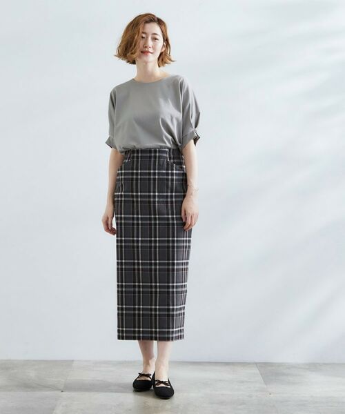 grove / グローブ カットソー | 【UVカット/ひんやり/二の腕カバー】タックドルマンプルオーバー | 詳細10